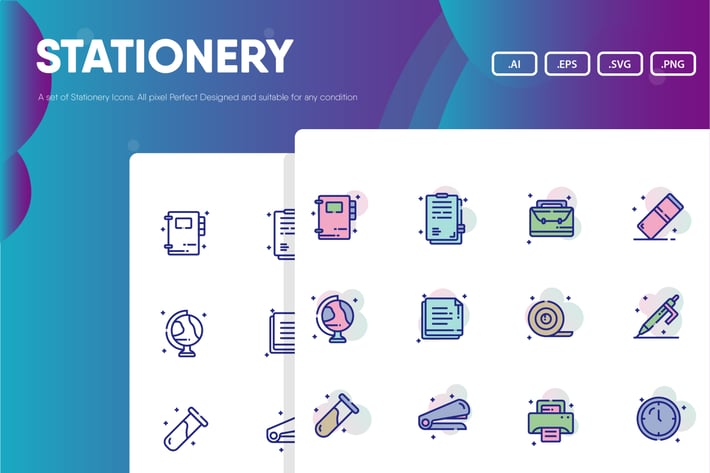Stationery Icon Pack