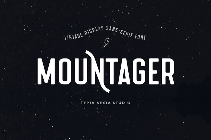 Mountager - Vintage Adventure Sans Serif