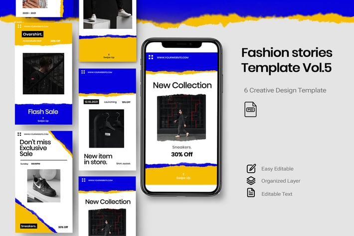 Fashion - Stories Instagram Vol.5