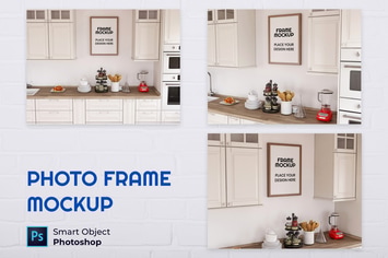 Blank Photo Frame Mockup