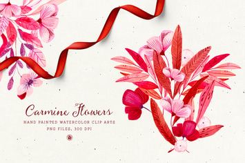 Carmine Flowers