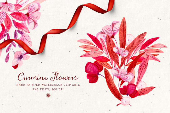 Carmine Flowers