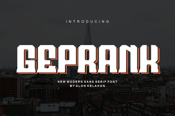 Geprank Font