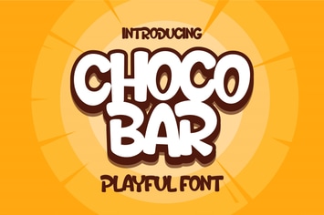 Choco Bar Playful Display Font