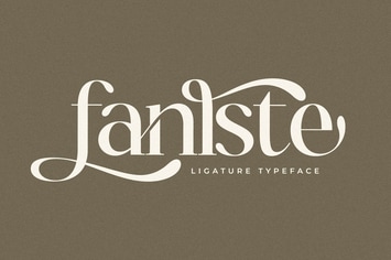 Fanlste Ligature Typeface Font