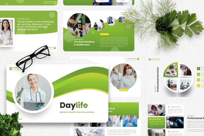 Daylife - Medical&Healthcare Powerpoint Template