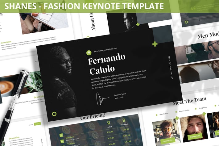 Shanes - Fashion Keynote Template