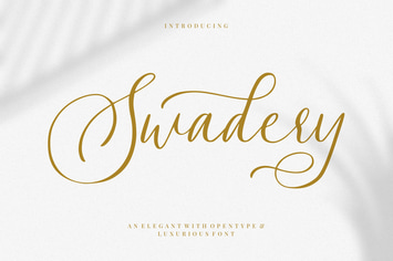Swadery | Luxurious Font