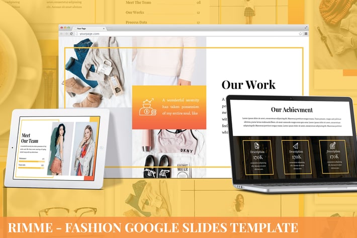 Rimme - Fashion Google Slides Template