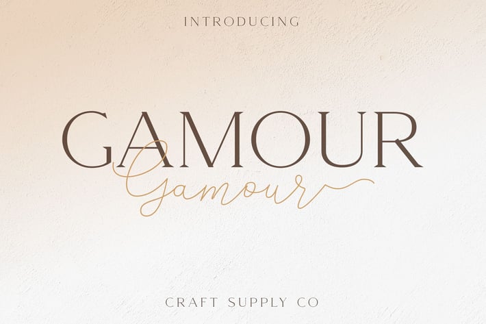 Gamour - Elegant Serif Font