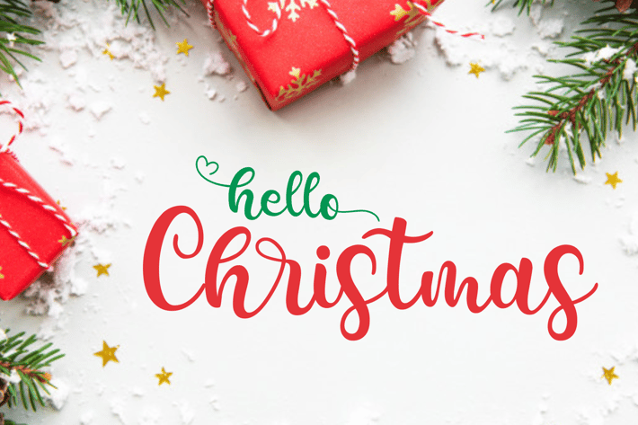 Saranghae - Christmas Font