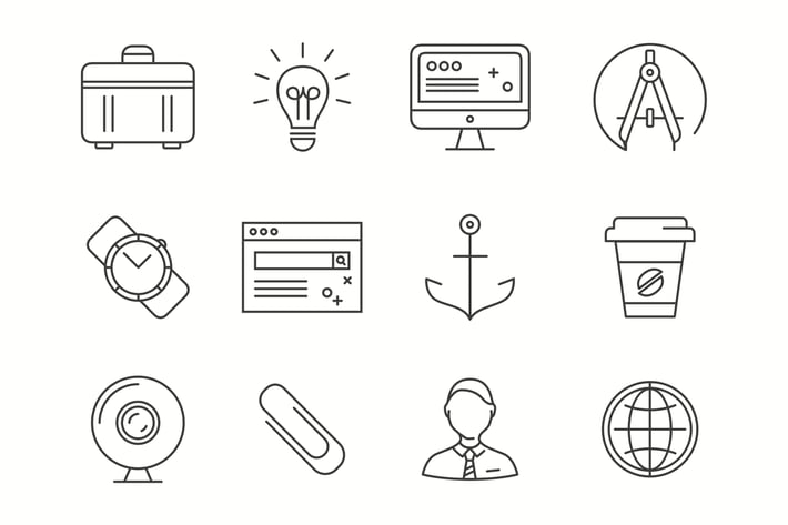 Line Office Icons