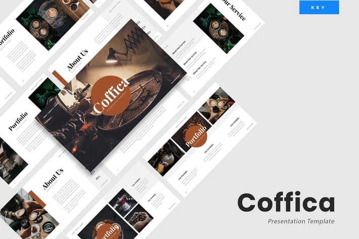 Coffica - Coffee Lovers Keynote Template