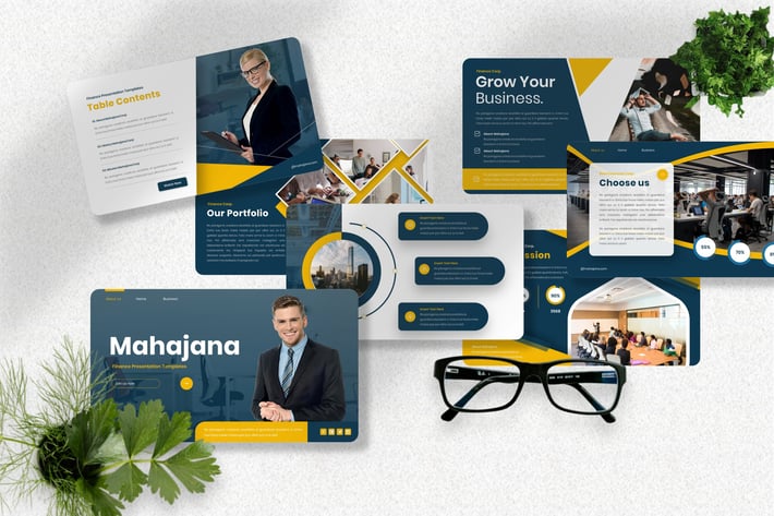Mahajana - Finance Powerpoint Template