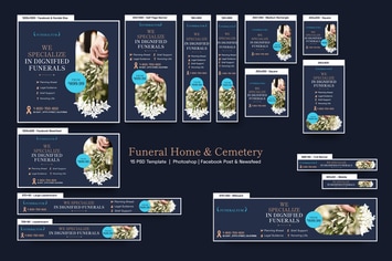 Funeral Home & Cemetery Banners Ad
