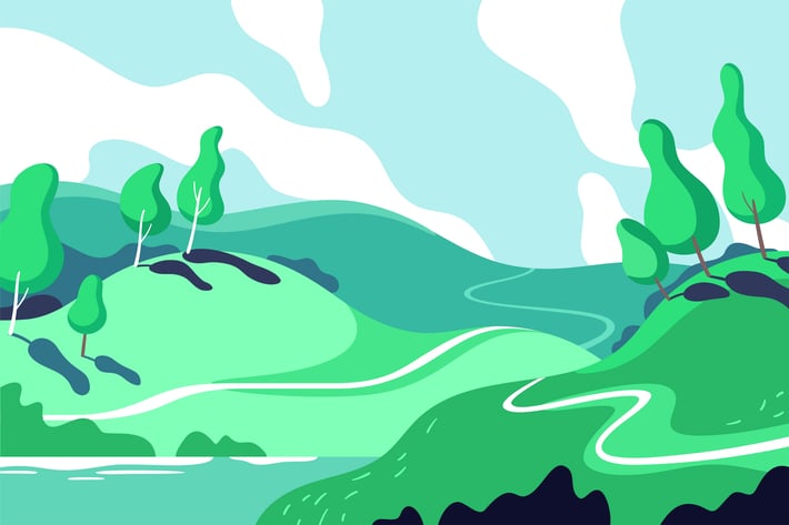 Spring and summer background