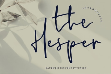 The Hesper | Handwritten Font