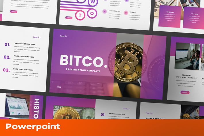 Bitco Cryptocurrency Presentation Template