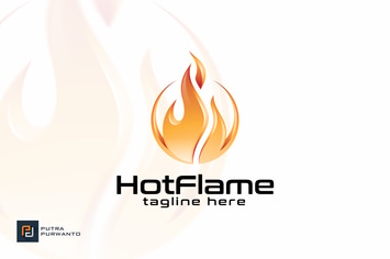 Hot Flame - Logo Template