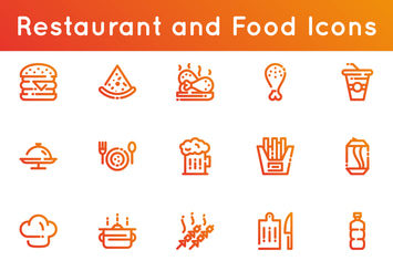 Restaurant and Food Icons