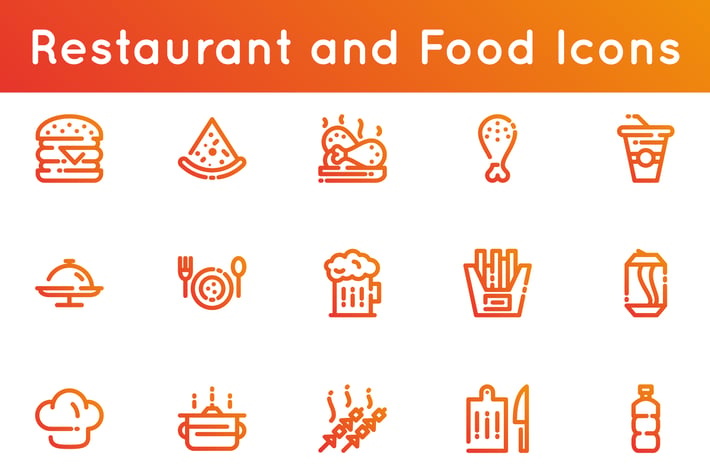 Restaurant and Food Icons