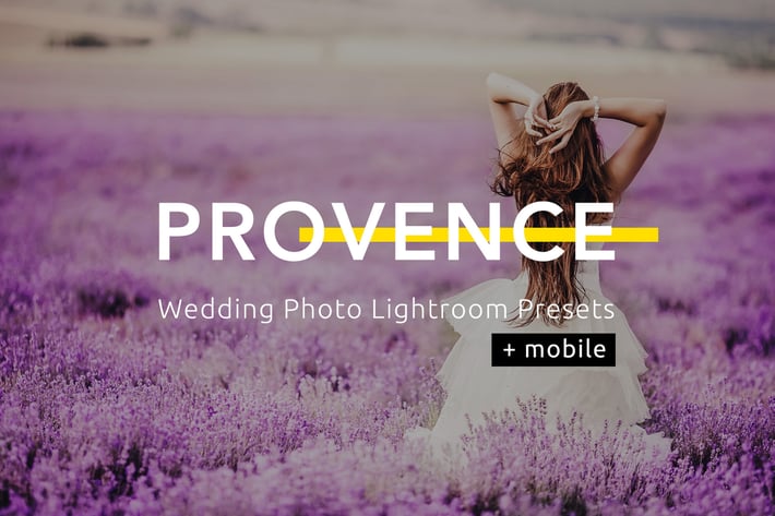 Provence  Wedding Photo Lightroom Presets