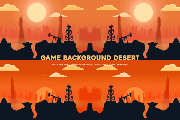 Game Background Desert