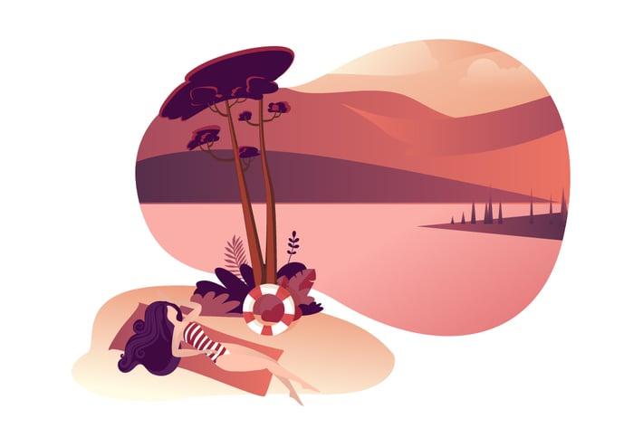 Summer vector illustration