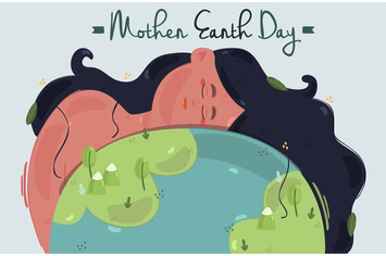 Mother Earth Day Hand Drawn Illustration (2)