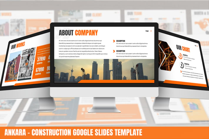 Ankara - Construction Google Slides Template