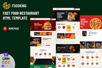 Foodking - Fast Food Restaurant HTML Template