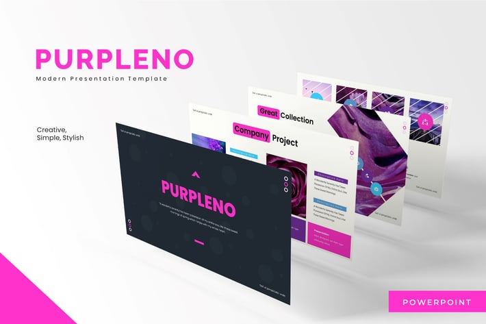 Purpleno - Powerpoint Template