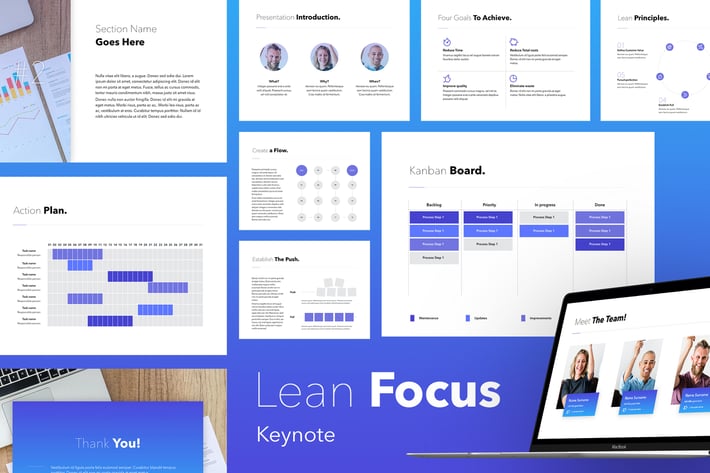 Lean Focus Keynote Template