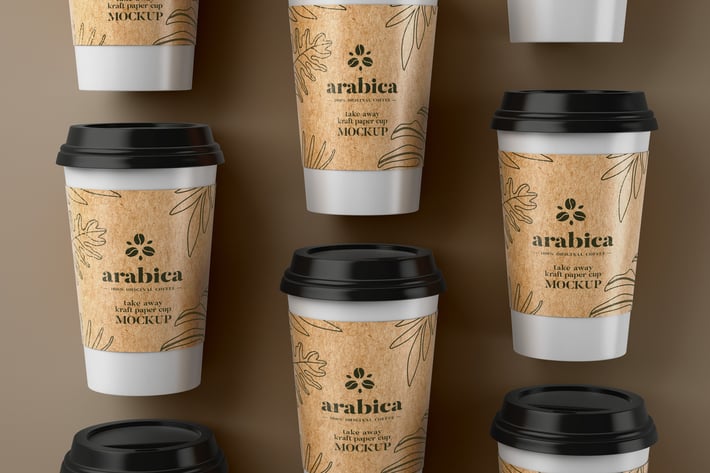 Take Away Paper Coffee Cup Mockup