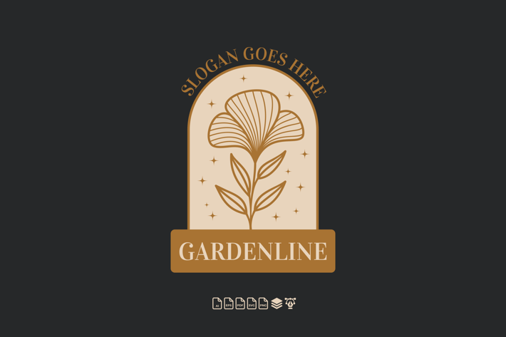 Hand-drawn Feminine Logo Template