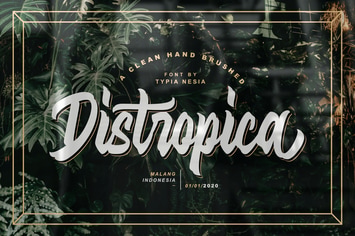 Distropica Display Font