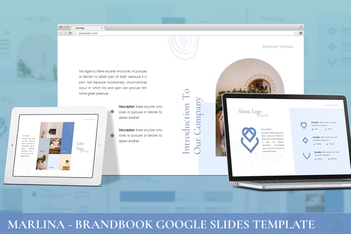 Marlina - Brandbook Google Slides Template