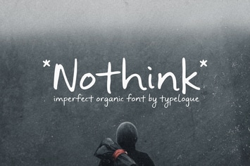 Nothink - Organic Handwritten Font