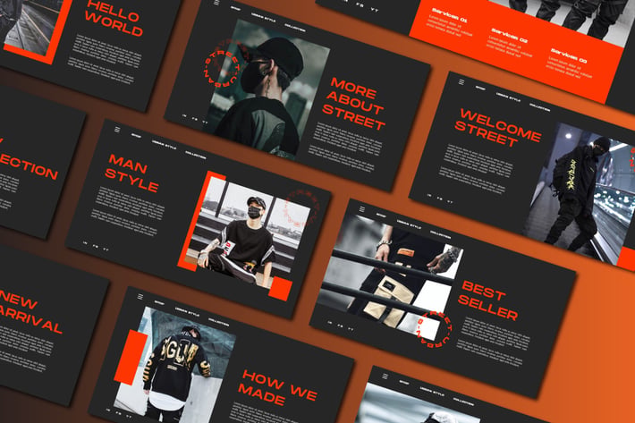 STREET - Urban Style Keynote Template V6