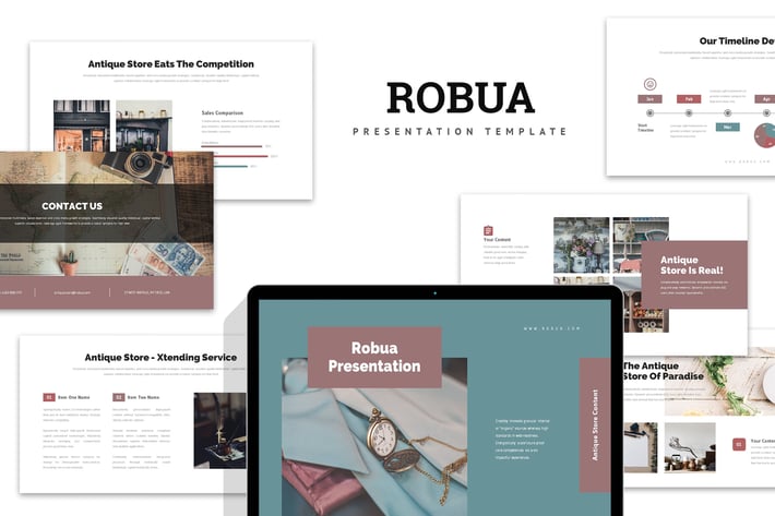 Robua : Antique Business Powerpoint