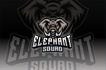 Elephant Sport and Esport Logo Template