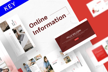 Online Information Keynote Template