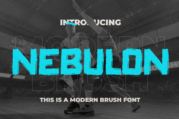 NEBULON - This Is Modern Brush Font
