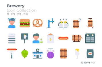 Brewery Color Icon