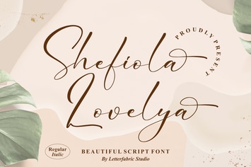 Shefiola Lovelya Script Font