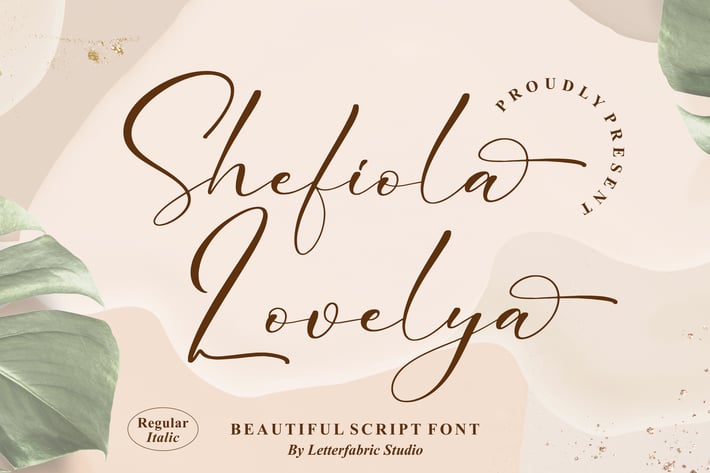 Shefiola Lovelya Script Font