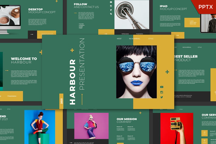 Harbour Powerpoint Template