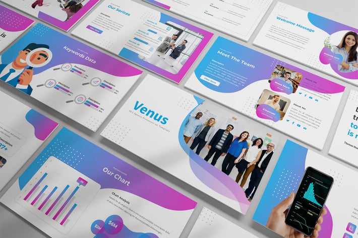 Venus - SEO Analysis Powerpoint Template
