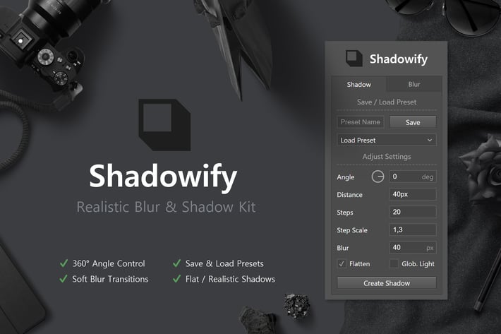 Shadowify - Realistic Blur & Shadow Kit