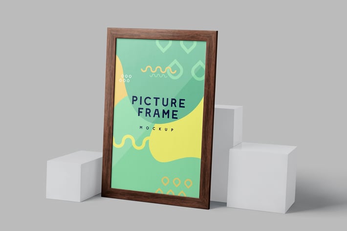 5 Rectangular Picture Frame Mockups